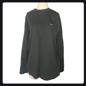 *LAST DROP* Vintage Nike swoosh logo black long sleeve t-shirt y2k Size XL